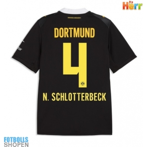 Billiga Borussia Dortmund Nico Schlotterbeck #4 Bortatröja 2026-27 Kortärmad